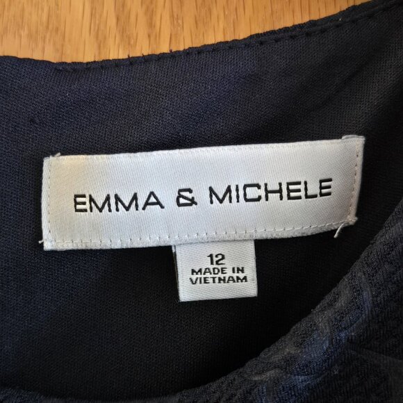 Emma and Michele Navy dress, size 12 - Picture 3 of 3